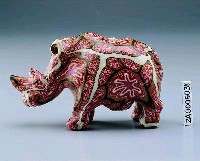 動物蠟燭(犀牛)藏品圖，第2張